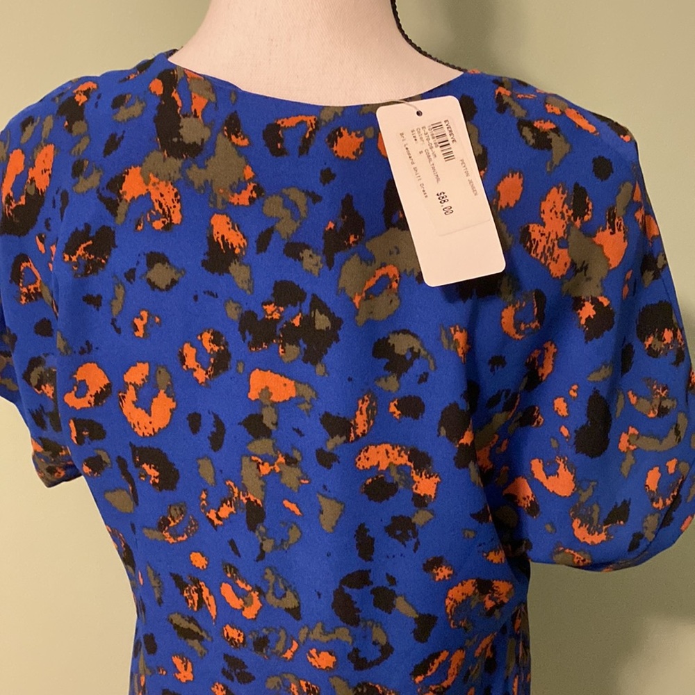 NWT Evereve Peyton Jensen Bri Leopard Shift Dress - Picture 8 of 11
